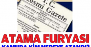 Kamuda Atama Furyası?