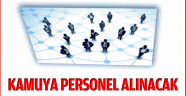Kamuya personel alınacak