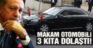 Makam arabası 3 kıta dolaştı
