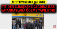 MHP'li Vekil'den şok iddia-para dağıtıyorlar