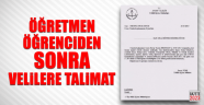 Öğretmen Öğrencilerden Sonra Şimdi de Velilere Mitinge Katılım Yazısı