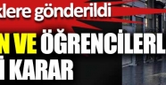 Öğretmen ve öğrencilerle ilgili yeni karar.