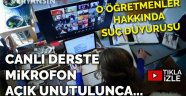 Öğretmenler mikrofonu açık unutup öğrenciler ve velilere küfür etti