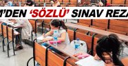 ÖSYM kendi alacağı personel için sadece sözlü sınav şartı sundu