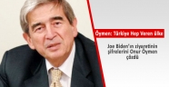 Öymen: Türkiye hep veren ülke