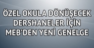 Özel okula dönüşecek dershaneler için MEB’den yeni genelge