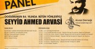 Seyyit Ahmet Arvasi Anma Paneline Davet