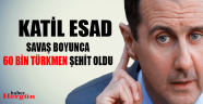 Suriye İç Savaşı boyunca 60 bin Türkmen şehit oldu