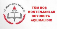 TÜM BOŞ KONTENJANLAR DUYURUYA AÇILMALIDIR