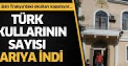 Türk okullarının sayısı yarıya indi