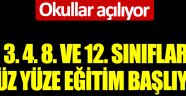 Yüz yüze eğitimin kapsamı genişliyor işte açılacak sınıflar