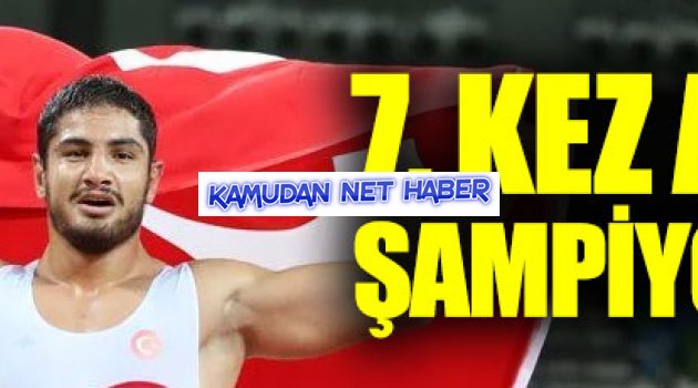 Taha Akgül 7. kez Avrupa Şampiyonu oldu