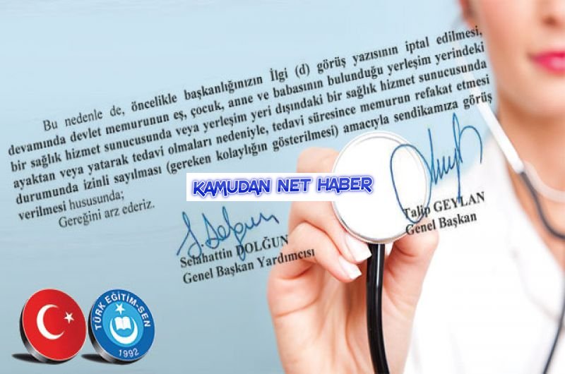TES:DEVLET MEMURLARI TEDAVİ SÜRESİNCE KURUMLARINDAN İZİNLİ SAYILACAK