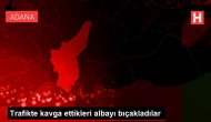 Trafikte kavga ettikleri albayı bıçakladılar