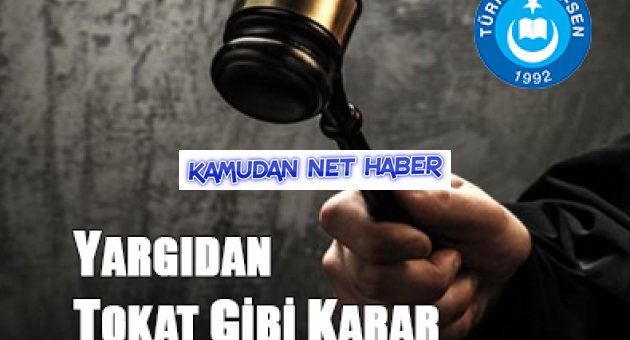 YARGIDAN TOKAT GİBİ KARAR