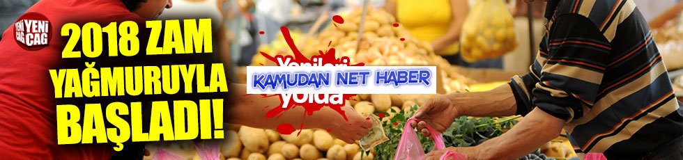 Yeni zamlar yolda