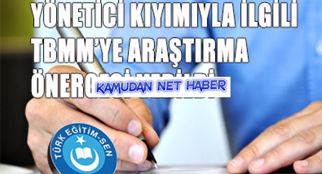 YÖNETİCİ KIYIMIYLA İLGİLİ TBMM’YE ARAŞTIRMA ÖNERGESİ VERİLDİ