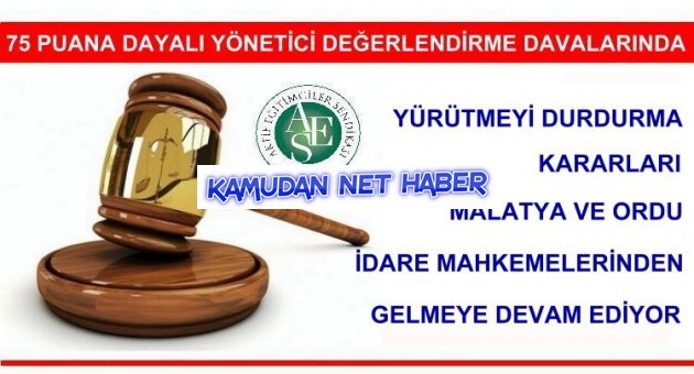 Yürütmeyi Durdurma Kararları Devam Ediyor